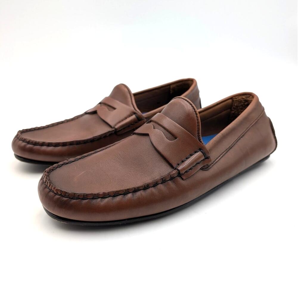 Nunn Bush Classic Comfort Gel Loafers Shoes Men's Rich Brown Size US7.5D EU40.5